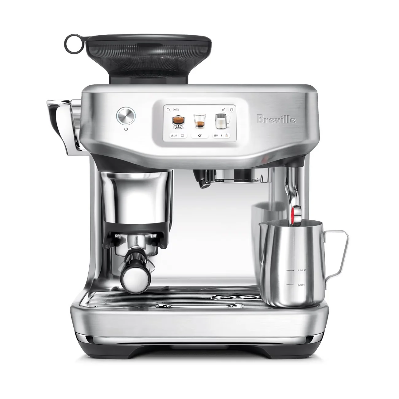 Breville Barista Touch Impress Espresso Machine - Sea Salt Brass