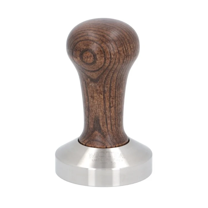 Motta Wooden Coffee Tamper - 58mm / Convex / Olive Wood