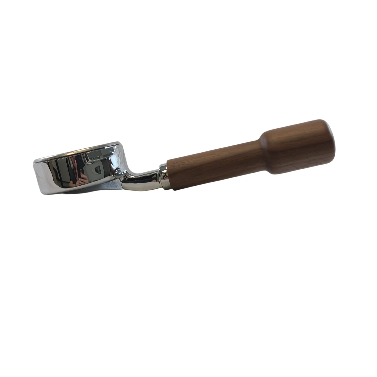 Gaggia Bottomless Portafilter with Wood Handle - Maple Wood — SKU SKU01528-002-C99B33