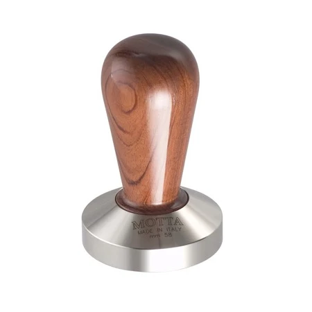 Motta Bubinga Wood Tamper - 58mm / Convex