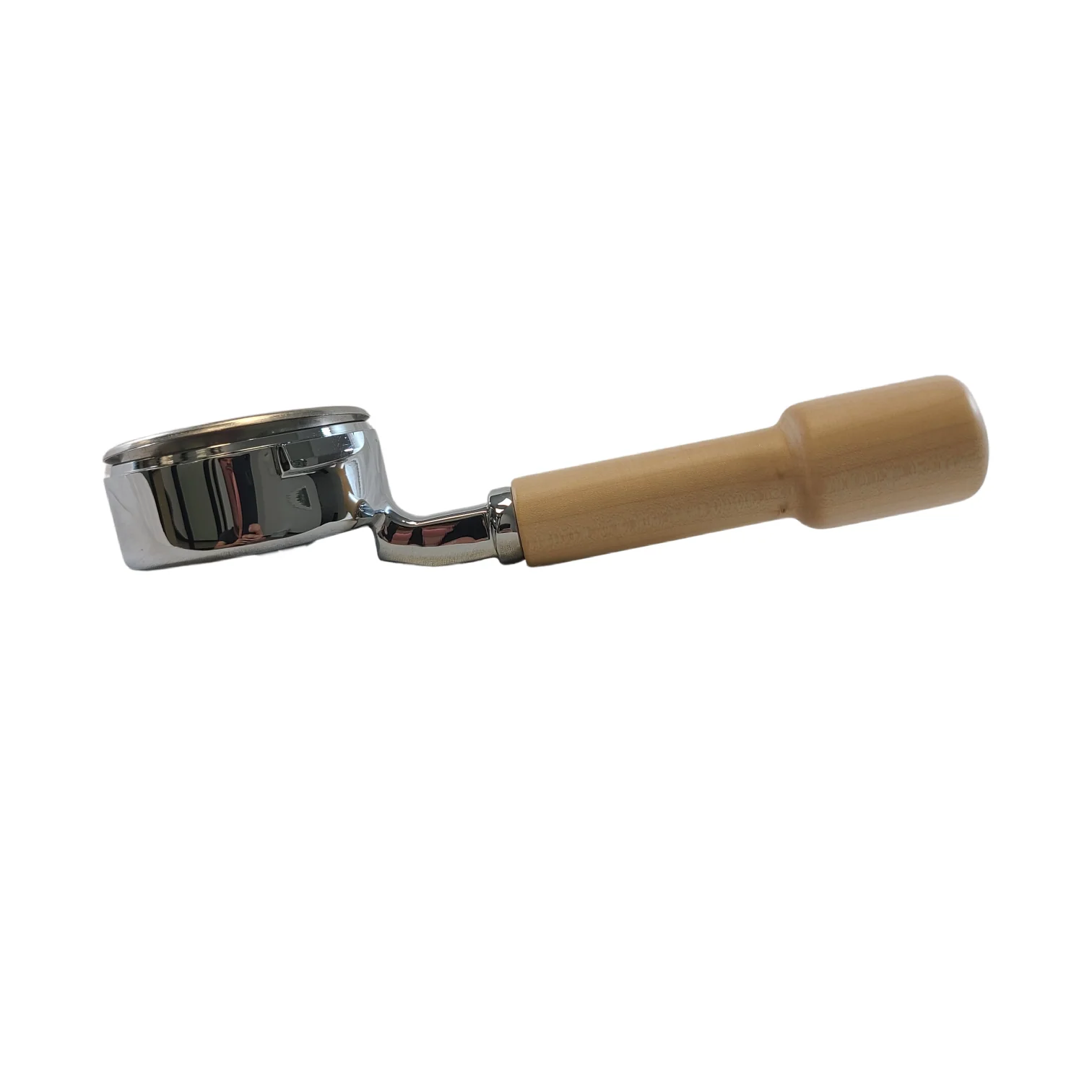 Gaggia Bottomless Portafilter with Wood Handle - Maple Wood — SKU SKU01528-002-C99B33 - Image 3