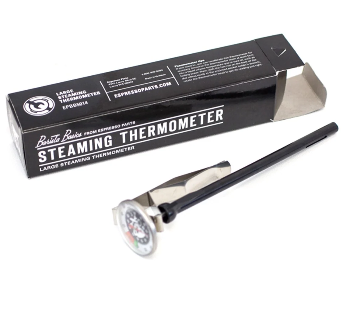 Espresso Parts Barista Basics 5" Steaming Thermometer - Image 3