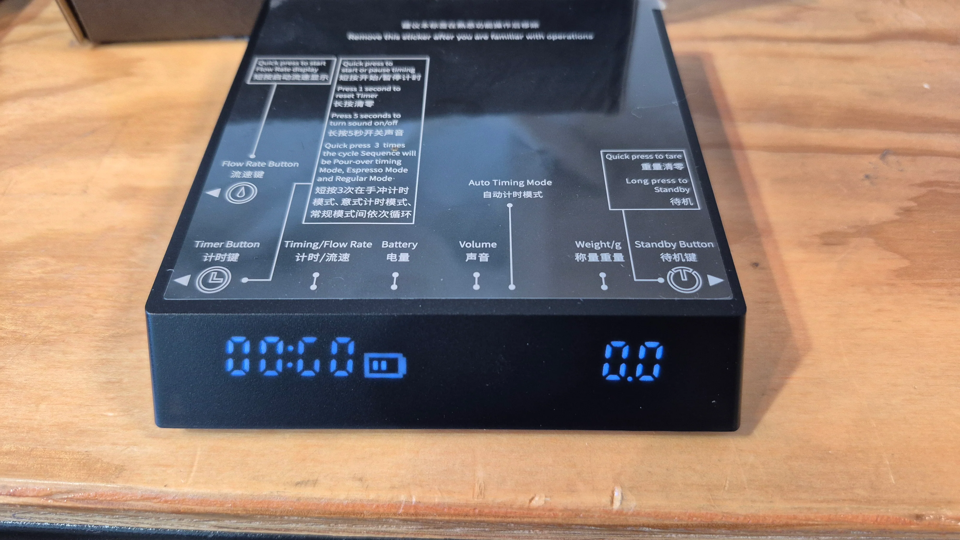 (OPEN BOX - Minor Imperfection) Timemore Black Mirror Nano Espresso Scale - Black - Image 2